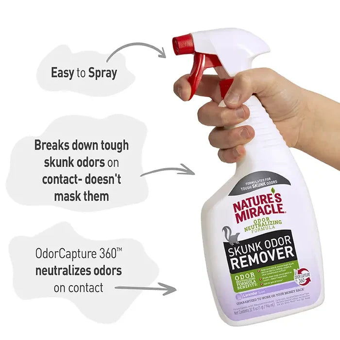 Nature's Miracle Skunk Odor Remover Lavender Spray