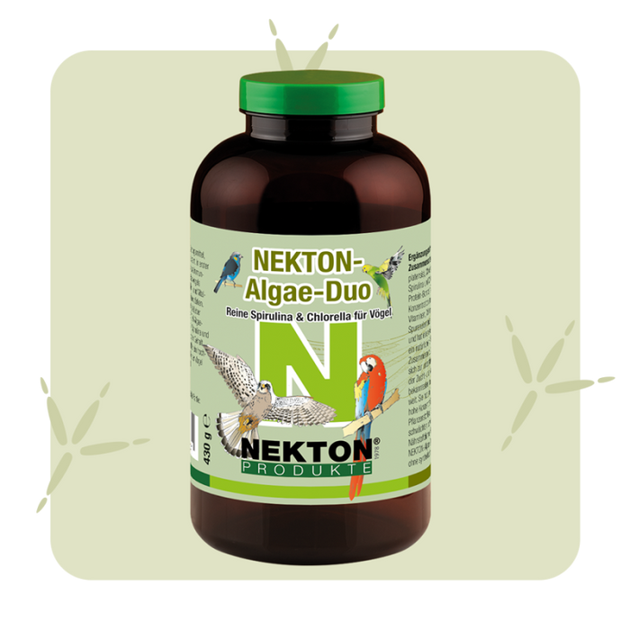 NEKTON-Algae-Duo Spirulina & Chlorella Supplement for Birds – Natural Immune & Detox Support