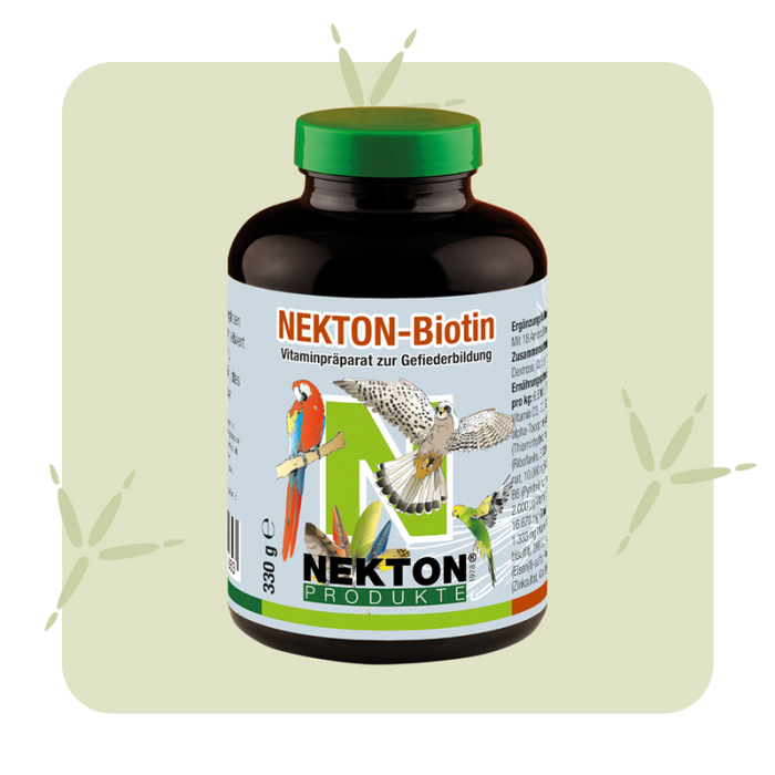 Nekton-Biotin: Molting Supplement for Birds - Promotes Bird Feather Growth