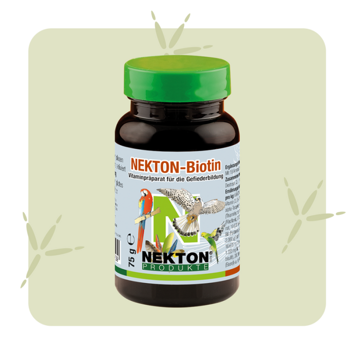 Nekton-Biotin: Molting Supplement for Birds - Promotes Bird Feather Growth