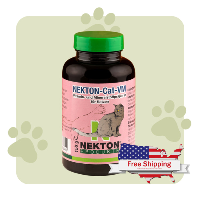 NEKTON-Cat-VM | Complete Vitamin & Mineral Supplement with Taurine & Arginine for Cats