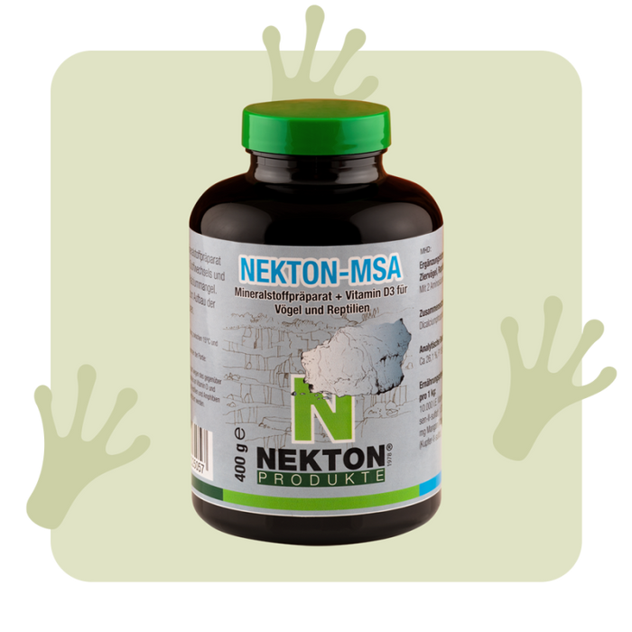 NEKTON-MSA Mineral Supplement with Vitamin D3 for Birds, Reptiles & Amphibians