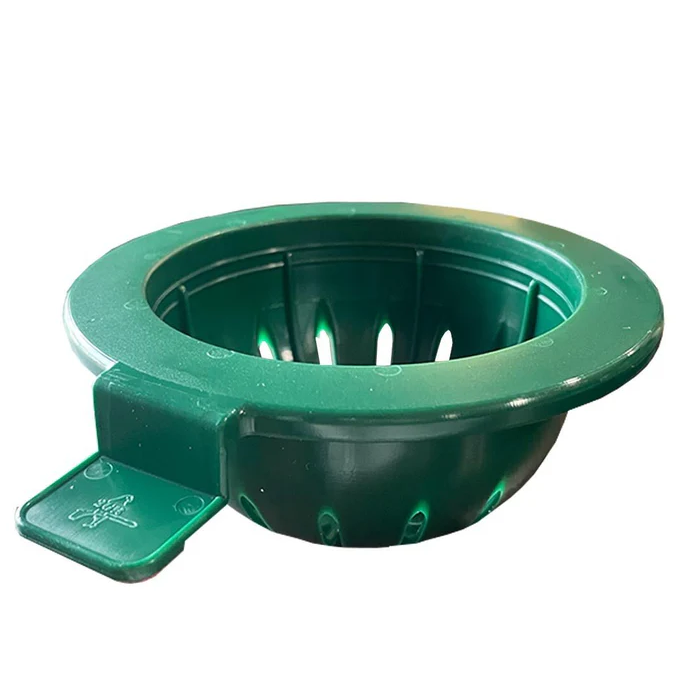 green plastic egg drawer for bird nest