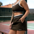 New Women's Active: Double Line Pulse Skirt (Brown)