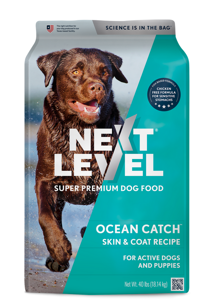 Next Level Ocean Catch Skin & Coat Recipe For Active Dogs and Puppies