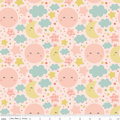 Nighttime Blush Flannel- I Love You to the Moon