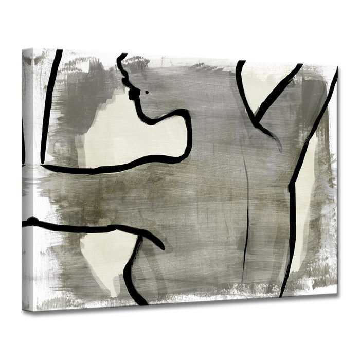 Nude Scribe No. 1' Wrapped Canvas Wall Art