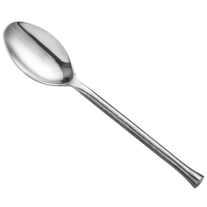 Oneida B582STBF Wyatt 9" 18/0 Stainless Steel Heavy Weight Tablespoon / Serving Spoon - 12/Pack