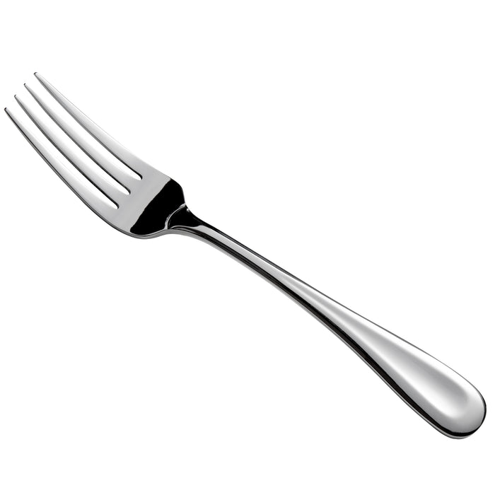 Oneida B882FDNF Acclivity 8" 18/0 Stainless Steel Heavy Weight Dinner Fork - 12/Pack