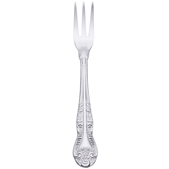 Oneida B990FOYF Rosewood 5 1/2" 18/0 Stainless Steel Flatware Oyster / Cocktail Fork - 12/Pack