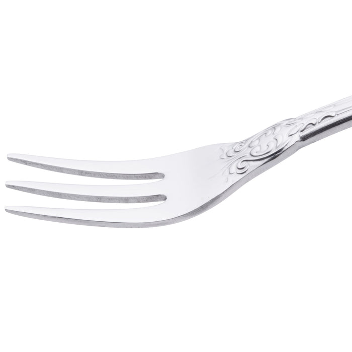 Oneida B990FOYF Rosewood 5 1/2" 18/0 Stainless Steel Flatware Oyster / Cocktail Fork - 12/Pack
