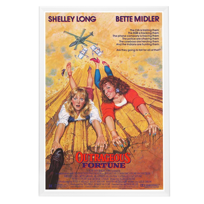 "Outrageous Fortune" Framed Movie Poster