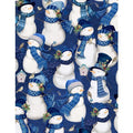 Packed Snowman Dark Blue- Let It Snow-Man!