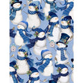 Packed Snowman Light Blue- Let It Snow-Man!
