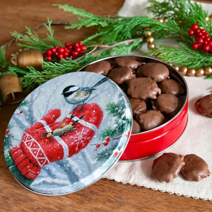 Pecan Supremes in Holiday Tin