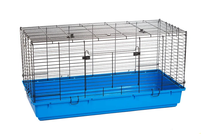 Pet Lodge™ 40" Plastic Bottom Rabbit Cage -Blue