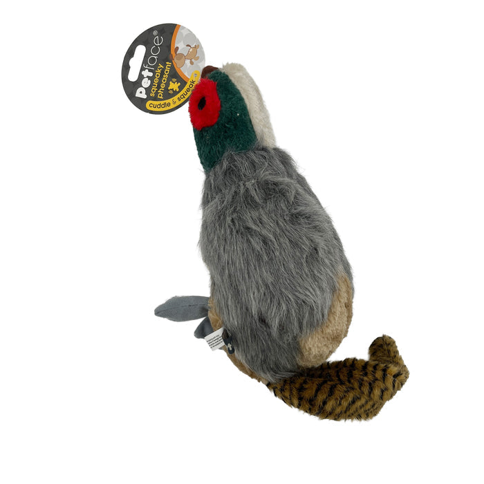 Petface | Squeaky Pheasant – Plush Dog Toy