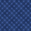 Plaid Dark Blue- Let It Snow-Man!