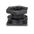 PLASTIC BULKHEAD 1/2"