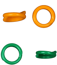 PLASTIC SPIRAL BANDS [size 5] (NBT Co.)
