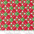 Poinsettia Red Plaid- Snow Time