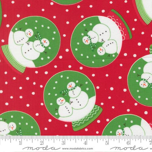 Poinsettia Red Snow Globe- Snow Time