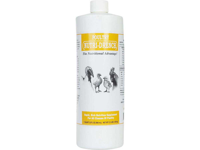 Poultry Nutri-Drench – Fast-Acting Energy & Nutrient Supplement for Birds