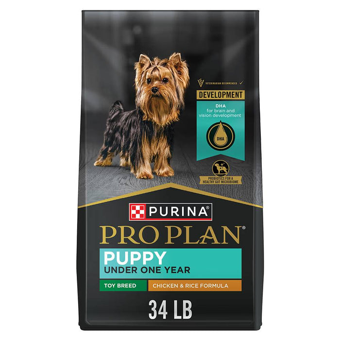 Purina Pro Plan Pro Plan Puppy Toy Breed Chicken & Rice Formula Dry Dog Food