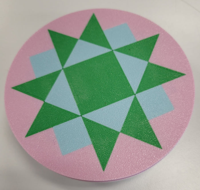 Quilt Block Magnetic Pincushion Pink