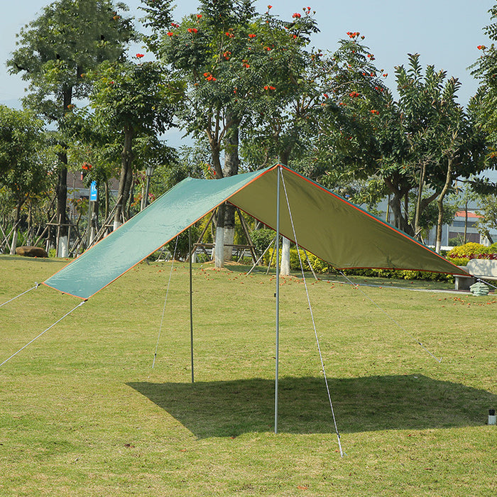 Rainproof And Sunscreen Beach Coated Canopy Pergola