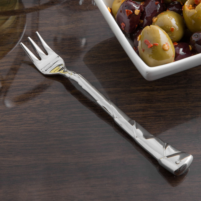Reed & Barton RB111-029 Captiva 5 1/2" 18/10 Stainless Steel Extra Heavy Weight Cocktail Fork - 12/Pack