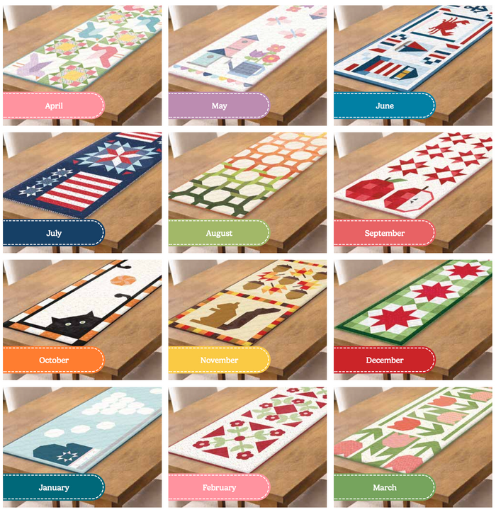 Riley Blake Table Runner of the Month Subscription ~PREORDER~