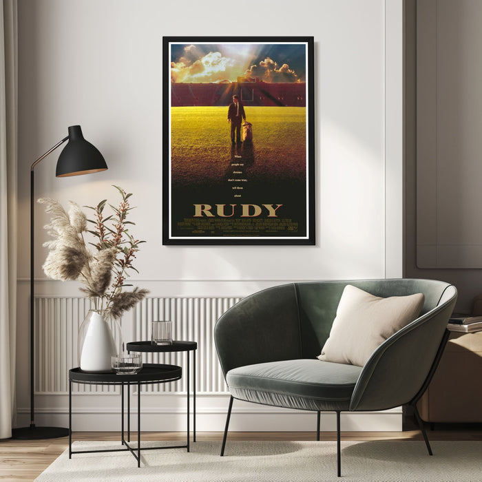 "Rudy" (1993) Framed Movie Poster