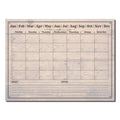 Rustic' Dry Erase Monthly Calendar on ArtPlexi