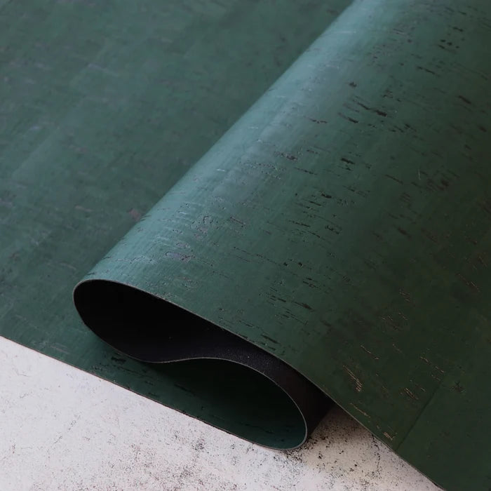 Rustic Malachite Cork 1/2 yard cut