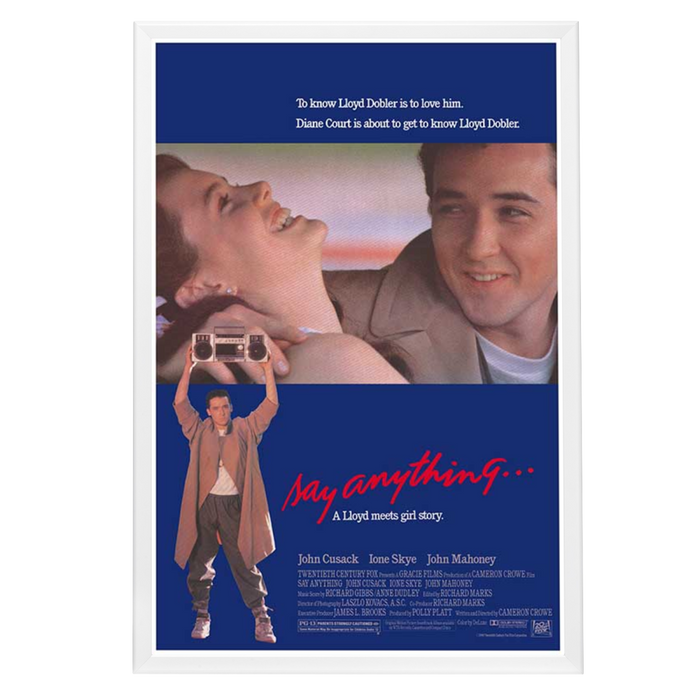 "Say Anything" (1989) Framed Movie Poster