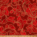 Scarlet/Gold Scroll- Christmas Wish