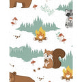 Scenic Animals White- Woodland Whimsy
