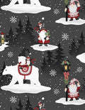 Scenic Gnomes Black- Snowy Gnomes