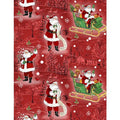 Scenic Toile and Santas Red- The Jolly North