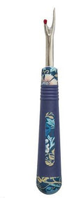 Seam Ripper Soft Grip Blue Floral