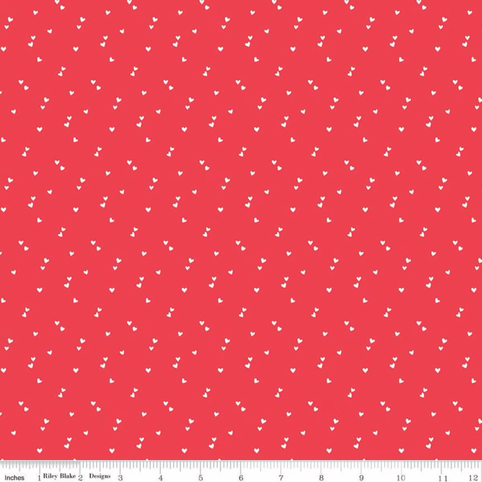 Seasonal Basics Hearts Red