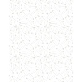 Sew Happy Safety Pins White on White