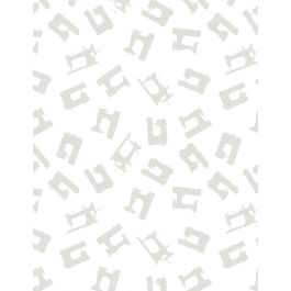 Sew Happy Sewing Machines White on White