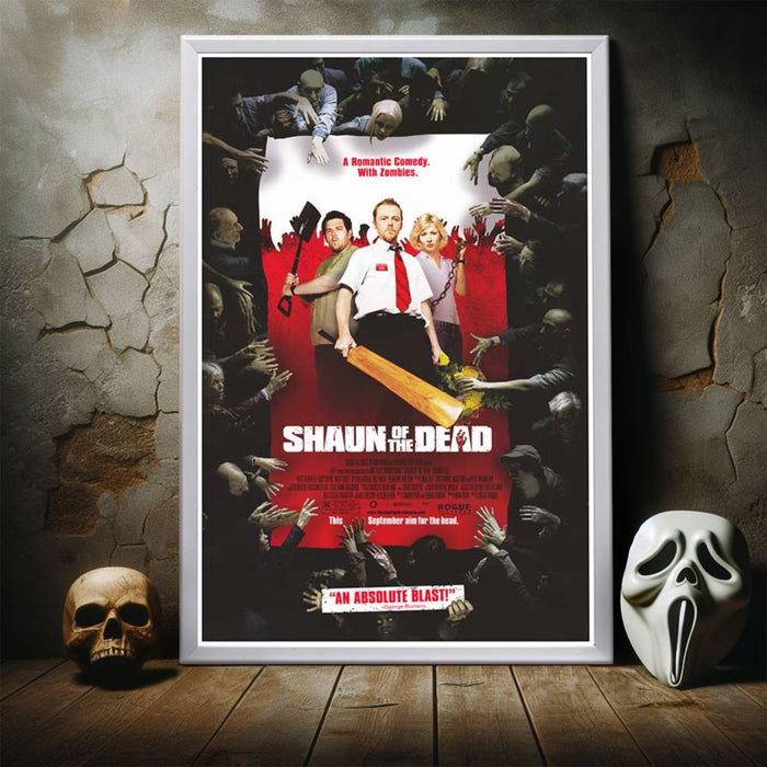 "Shaun of the Dead" (2004) Framed Movie Poster
