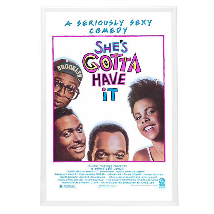 "She's Gotta Have It" (1986) Framed Movie Poster