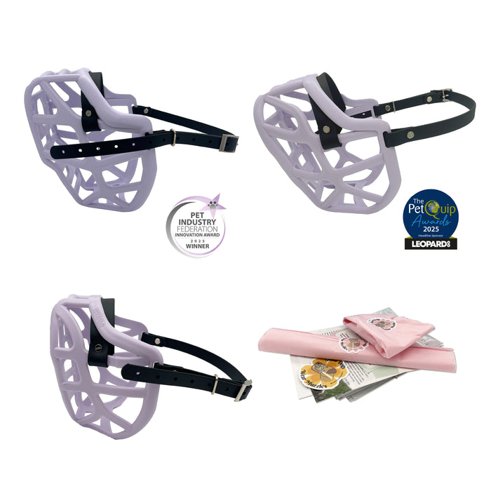 Short and wide fit size Movement Muzzle Canine professional bundle