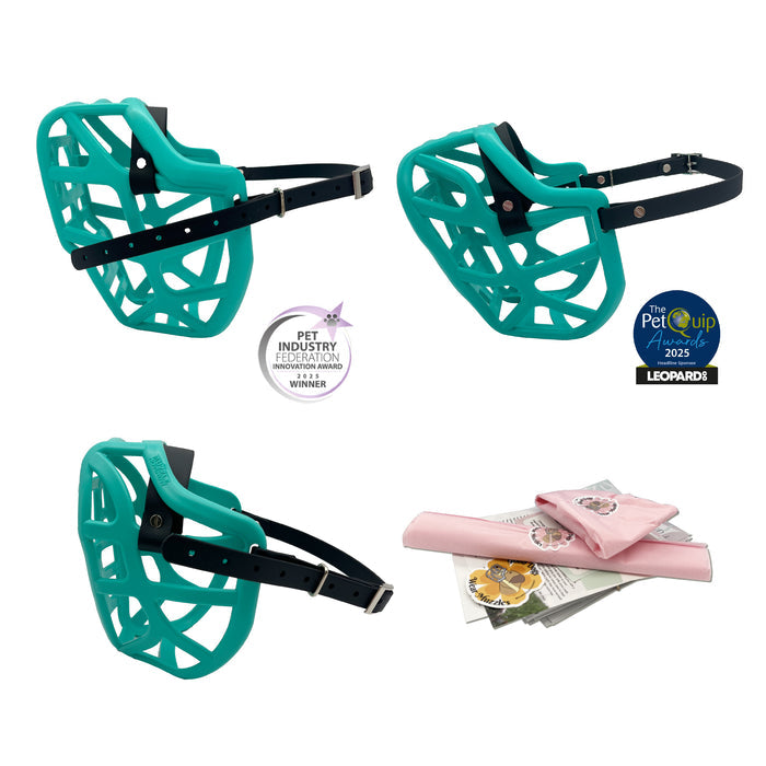 Short and wide fit size Movement Muzzle Canine professional bundle