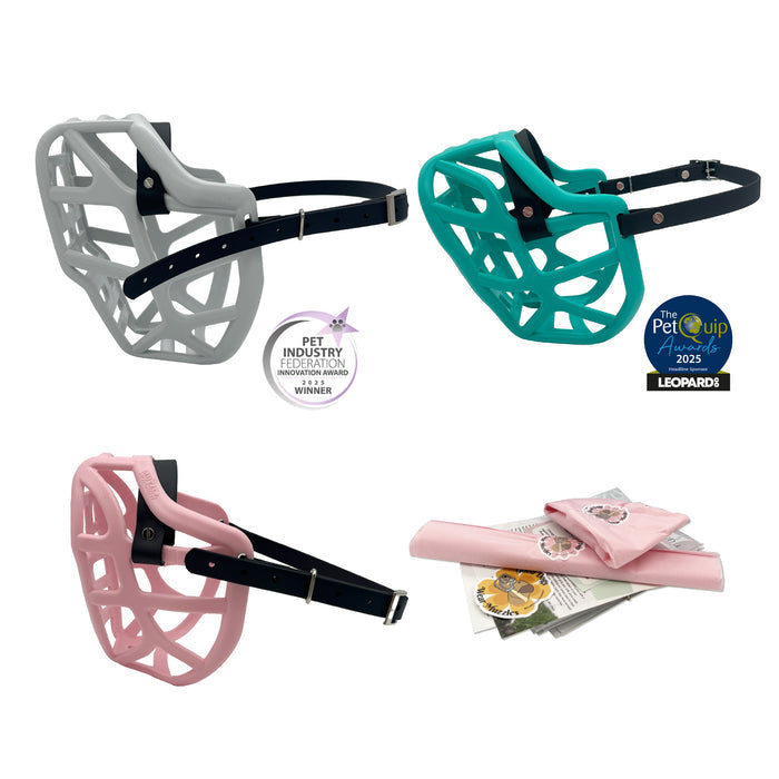 Short and wide fit size Movement Muzzle Canine professional bundle