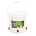 Sideways Sipper Poultry Water Bucket – 2.5 Gallon Top-Fill Waterer with Nipples